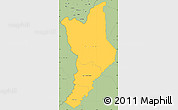 Savanna Style Simple Map of Danane