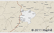 Classic Style 3D Map of Zouan-Hounien