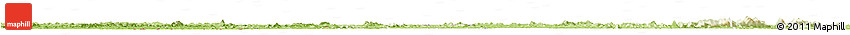 Shaded Relief Horizon Map of Zouan-Hounien, physical outside Shaded Relief Horizon Map of Zouan-Hounien, physical outside
