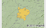 Savanna Style Map of Zouan-Hounien