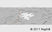 Gray Panoramic Map of Zouan-Hounien