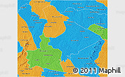 Political 3D Map of Dimbokro