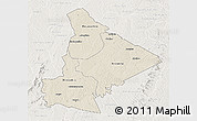 Shaded Relief 3D Map of Dimbokro, lighten