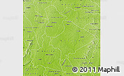 Physical Map of Dimbokro