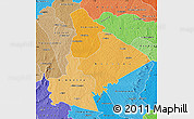 Political Shades Map of Dimbokro