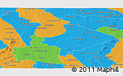 Political Panoramic Map of Dimbokro