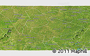 Satellite Panoramic Map of Dimbokro