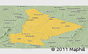 Savanna Style Panoramic Map of Dimbokro
