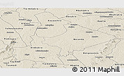 Shaded Relief Panoramic Map of Dimbokro