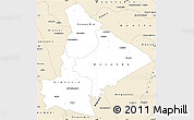 Classic Style Simple Map of Dimbokro