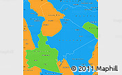 Political Simple Map of Dimbokro