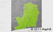 Physical 3D Map of Divo, desaturated