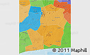 Political Shades 3D Map of Divo