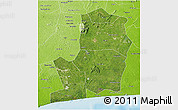 Satellite 3D Map of Divo, physical outside