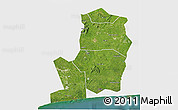 Satellite 3D Map of Divo, single color outside