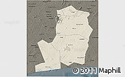 Shaded Relief 3D Map of Divo, darken