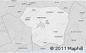 Silver Style 3D Map of Guitry