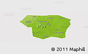 Physical Panoramic Map of Guitry, cropped outside