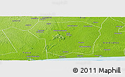 Physical Panoramic Map of Guitry
