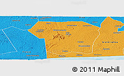 Political Panoramic Map of Guitry