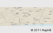 Shaded Relief Panoramic Map of Guitry