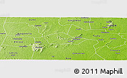 Physical Panoramic Map of Hire
