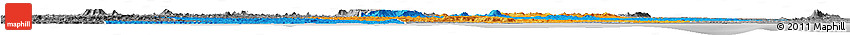 Political Horizon Map of Divo, desaturated