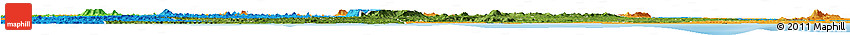 Satellite Horizon Map of Divo, political outside