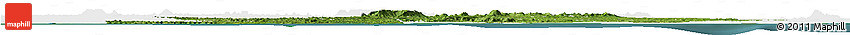 Satellite Horizon Map of Divo, single color outside