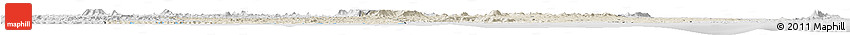 Shaded Relief Horizon Map of Divo, lighten, desaturated