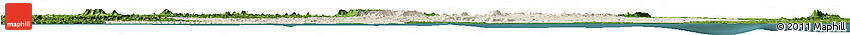 Shaded Relief Horizon Map of Divo, satellite outside