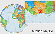 Political Location Map of Divo
