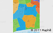 Political Map of Divo, political shades outside