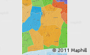 Political Shades Map of Divo