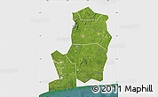 Satellite Map of Divo, single color outside