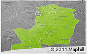 Physical Panoramic Map of Divo, desaturated