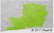 Physical Panoramic Map of Divo, lighten, desaturated