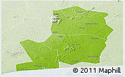 Physical Panoramic Map of Divo, lighten