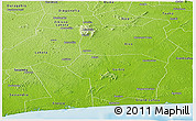 Physical Panoramic Map of Divo