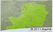 Physical Panoramic Map of Divo, semi-desaturated