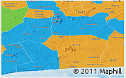 Political Panoramic Map of Divo