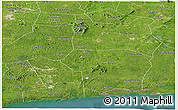 Satellite Panoramic Map of Divo