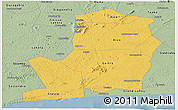 Savanna Style Panoramic Map of Divo