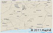 Shaded Relief Panoramic Map of Divo