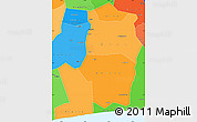 Political Shades Simple Map of Divo