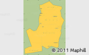 Savanna Style Simple Map of Divo, cropped outside