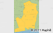 Savanna Style Simple Map of Divo
