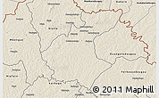 Shaded Relief 3D Map of Diawala