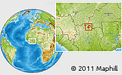 Physical Location Map of Diawala