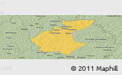 Savanna Style Panoramic Map of Diawala